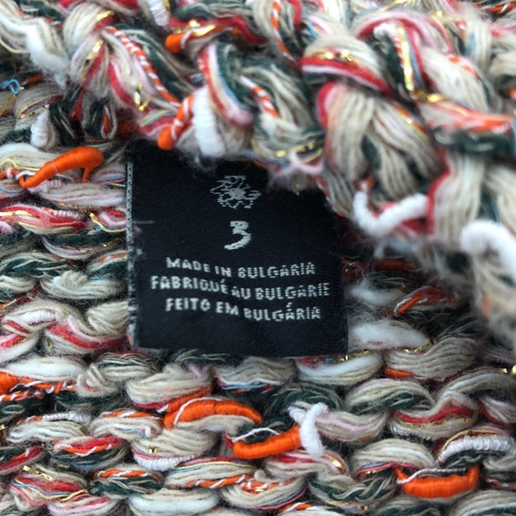 Maison Scotch Cream Knit V-Neck Cardigan, Medium - Picture 5 of 7